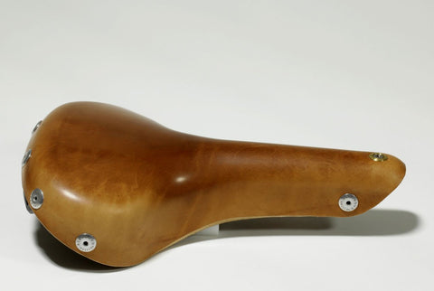 Gilles BERTHOUD VARS Leather saddle with Titanium Rails