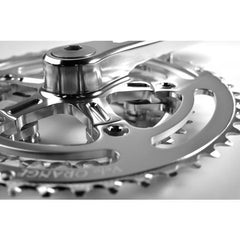 Velo Orange Grand Cru 110 Fluted Triple Crankset, 24x34x48t - 165mm cranks