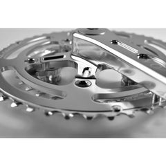 Velo Orange Grand Cru 110 Fluted Triple Crankset, 24x34x48t - 165mm cranks