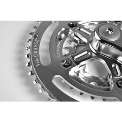 Velo Orange Grand Cru 110 Fluted Triple Crankset, 24x34x48t - 165mm cranks