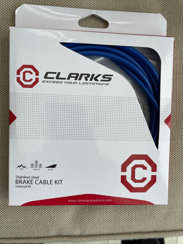 CLEARANCE! - Clarks Stainless Steel Brake Cable Kit - Universal