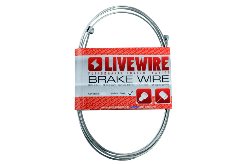 Livewire Stainless Steel Brake Cable inner - Universal 1.5mm x 1.8m